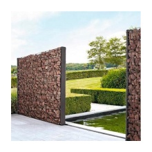 Courtyard Stone Gabion Cage Temporary Wire Mesh Retaining Walls