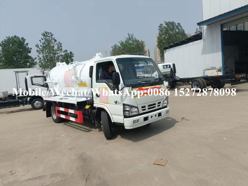 Camión de succión de aguas residuales de Isuzu (9) ISUZU Sewage Suction Truck (9)