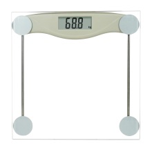 Transparent Glass Safety Scale - 150kg Anti-slip Digital Bathroom Scale