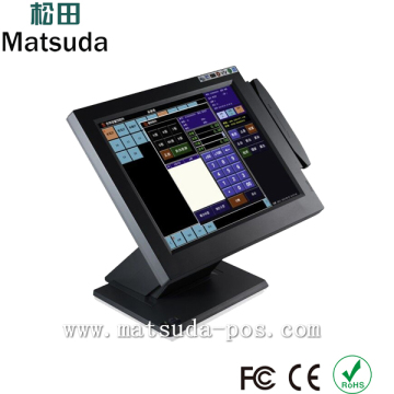 restaurant 15 inch touch screen pos terminal/pos system/ epos with software