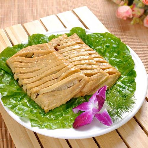 getrocknete Bohnengallerte driede bean curd