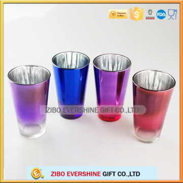 16oz drinking electroplated pint glasses with pint glass boxes