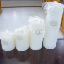 High Quality Smokeless White Pillar Candle