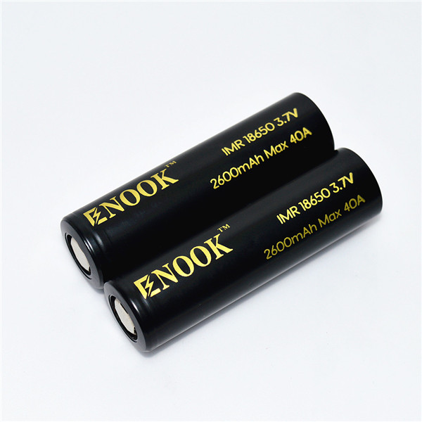 Factory Directly Selling Enook 18650 2600mah Battery