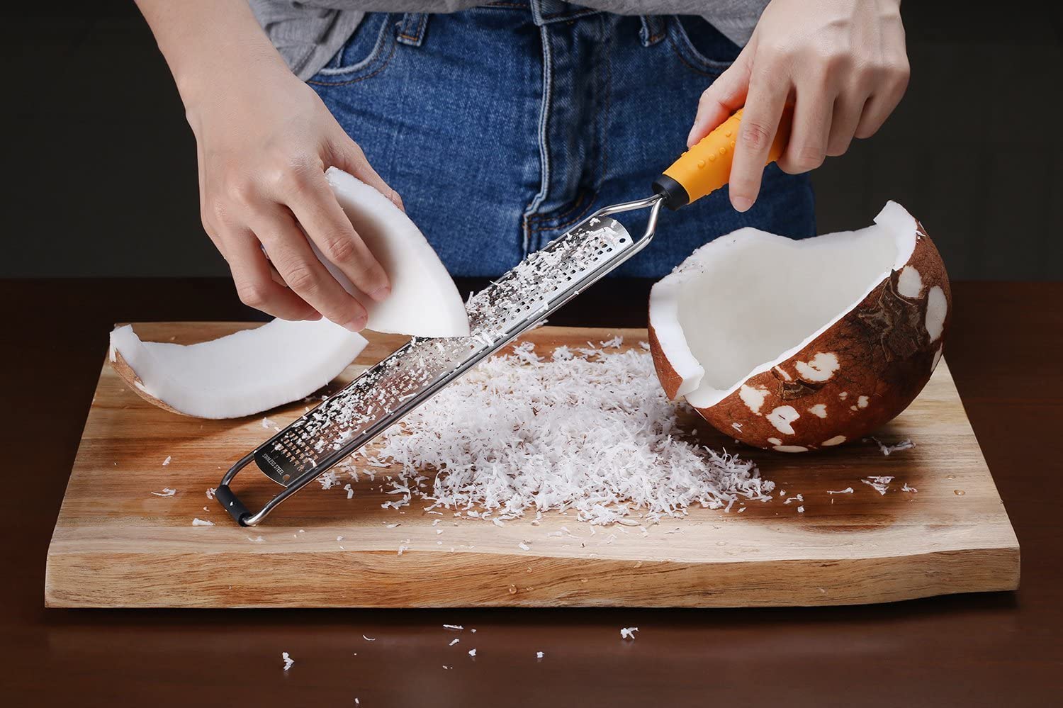 Citrus Zester & Cheese Grater Parmesan Cheese Lemon, Zester Grater, Chocolate, Vegetables, Fruits Razor Stainless Steel