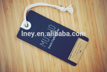 Custom garment string swing tags