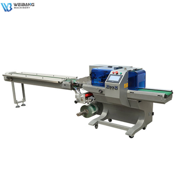 Electric Automatic Flow Packing Machine for Food Apparel Scouring Sponge and Scrub Pad - WB-350x