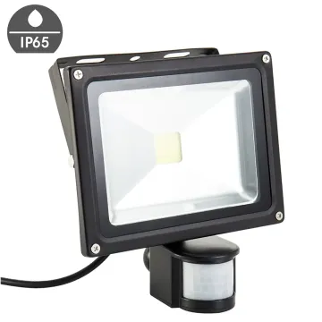 Waterproof IP65 Outdoor LED Floodlights with PIR Motion Sensor: Adjustable Brightness (10W-100W)