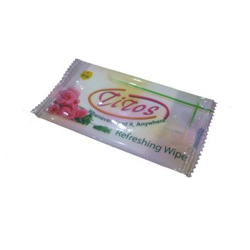 Single Restaurant Refreshing Wet Tissues Individual Pack