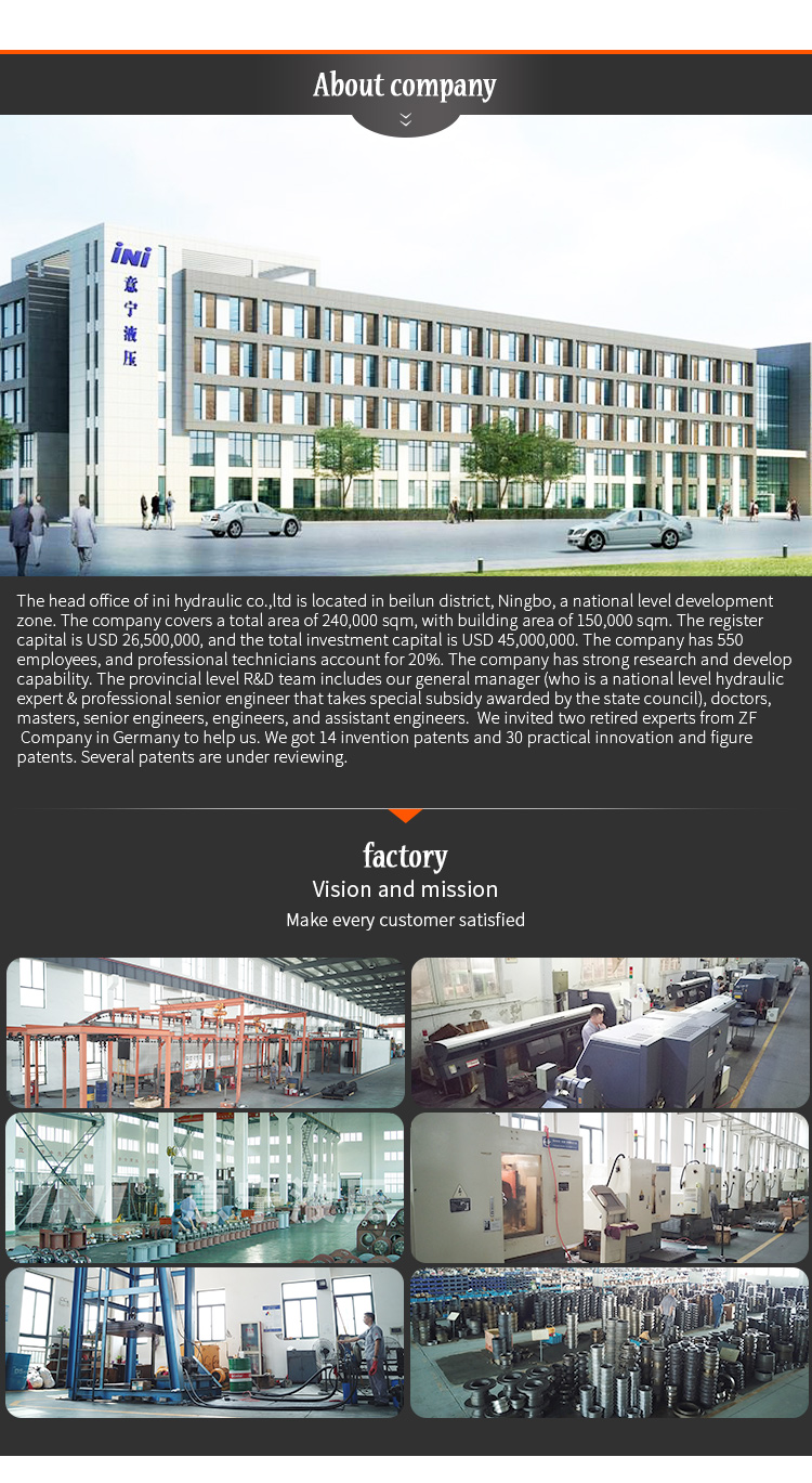 INI high speed excavator swing motor