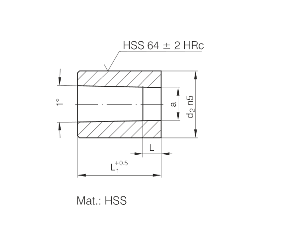 Matrixes Without Shoulder Automotive Standard Round/Shaped