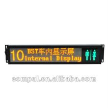 P4 Single Color LED Indoor Moving Sign in Train