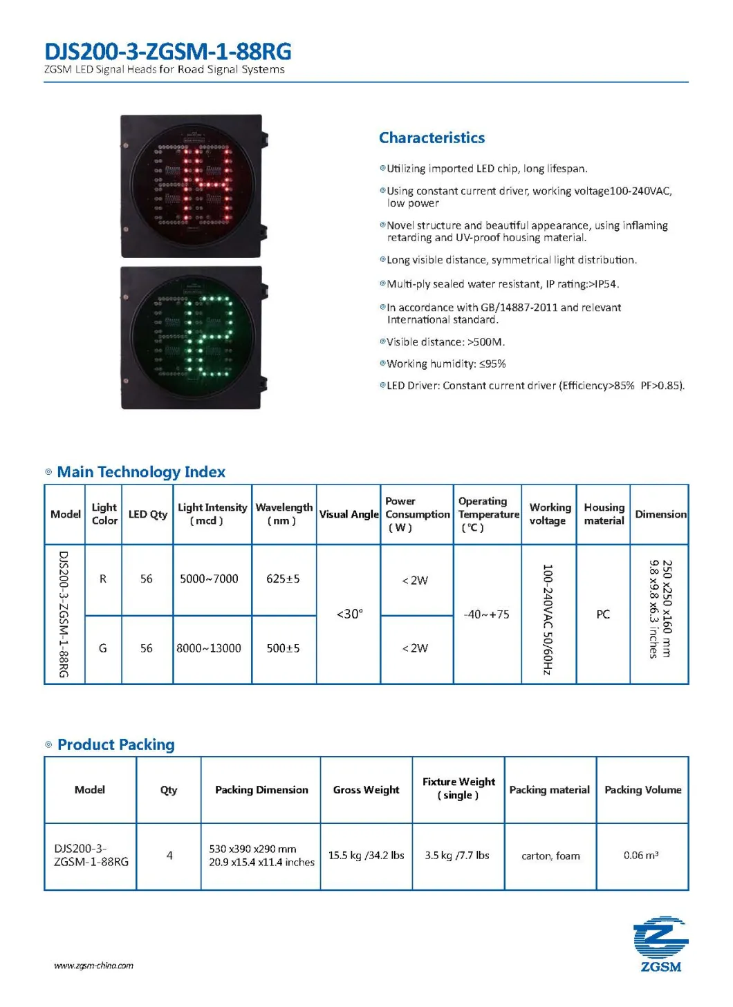 Top Quality 200/300/400mm Pedestrian Traffic Light with LED Countdown Timer