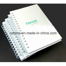 A5 White Cover Spiral Notebook for Promotional Gift