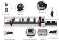 Fiber lazer tüp kesme makinesi otomatik yükleme sistemi ile