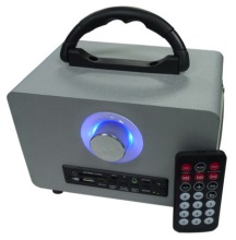 Wooden Multi function USB-SD Radio Speaker