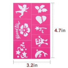 Easy to Stick Down Face Paint Stencils Kit