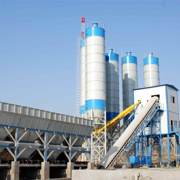 Central control stationary concrete batching plant for sale