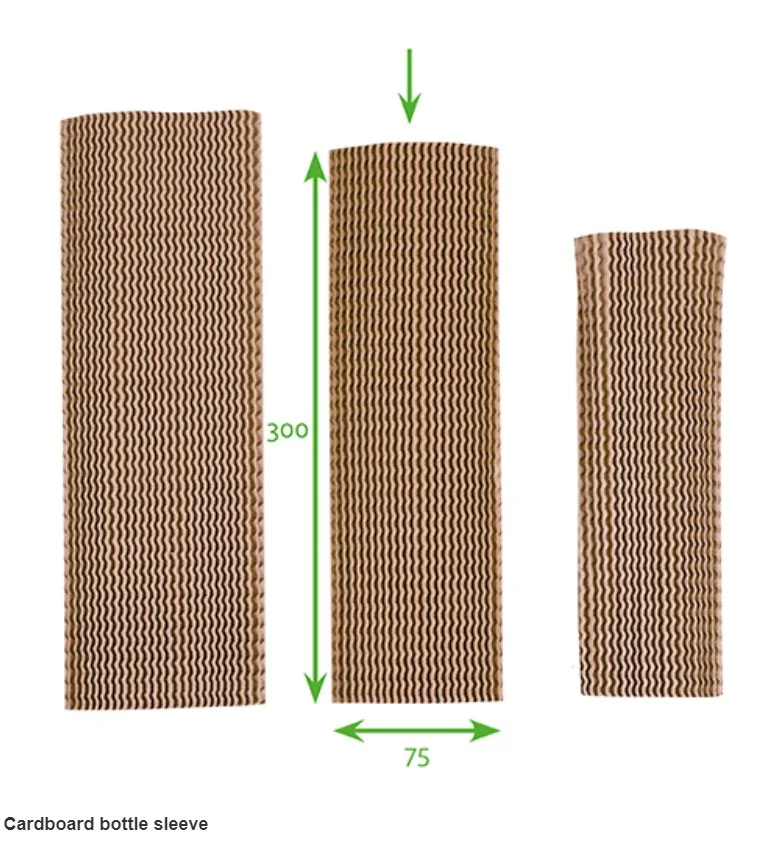 Cardboard Sleeve Ideal for Protecting Your Fragile and Cylindrical Pieces/Extensible Corrugated Cardboard/Cardboard Tube/Cardboard Sleeve