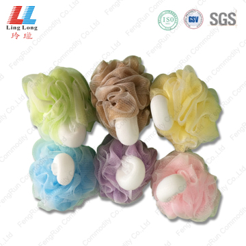 Flower sponge ball with shank