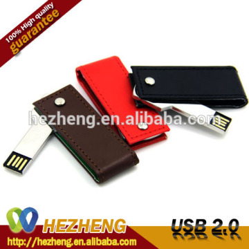 4GB OEM Leather USB Lipstick Key Shape Pendrives Customized Free Samples