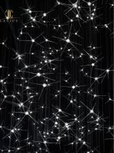 Giant white chandelier branch modern light fixture