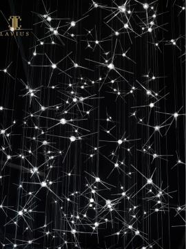 Giant white chandelier branch modern light fixture