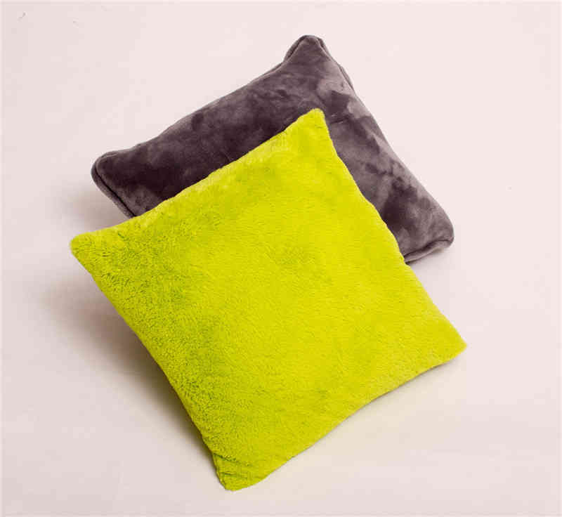 novo design decorativo capa de almofada de malha tecida pilow