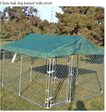 Metal Fence Dog Cage