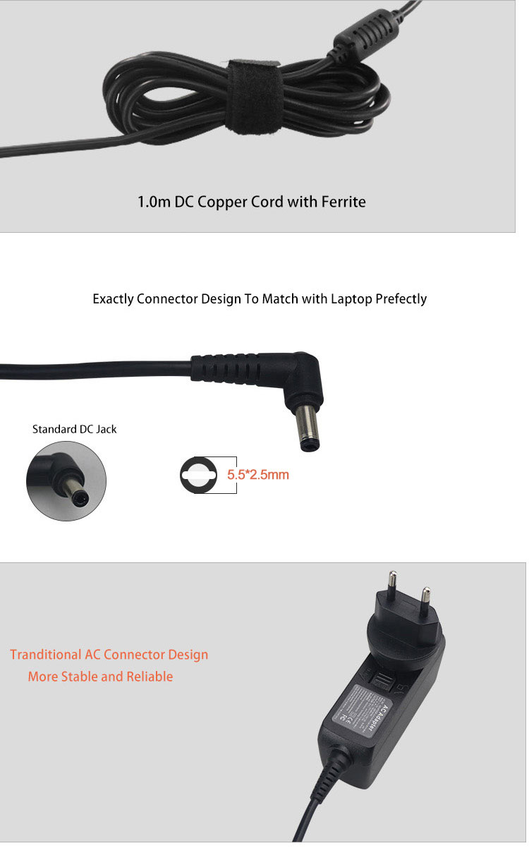 Eu Plug Laptop Adapter