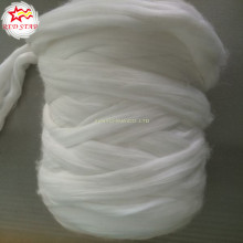 Raw White 100% Virgin Polyester Tops Anti-pilling/Low pilling