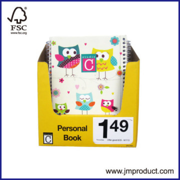 4 Designs Sprial Notebook?