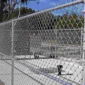 galvanized and PVC coated  chain link fences