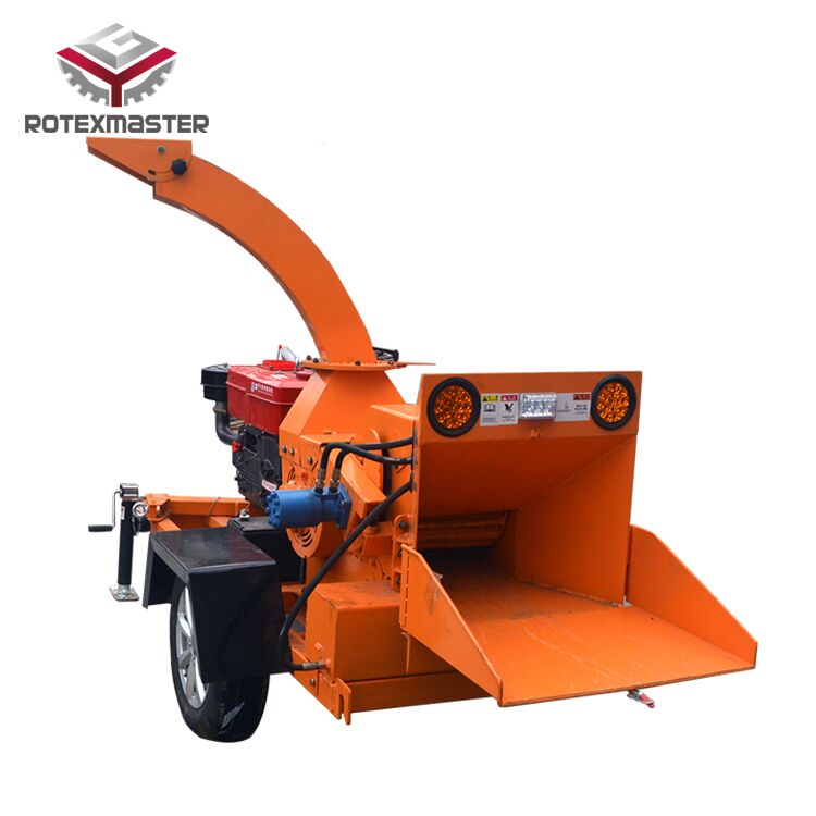 Máy Kéo Gỗ Chipper Shredder Cây Chi Nhánh Máy Nghiền