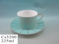 Xícara de chá de porcelana com Pires 150cc-280cc