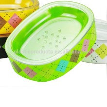 Green Rhombus Plastic Soap Dish Soap Dish Manufacturer