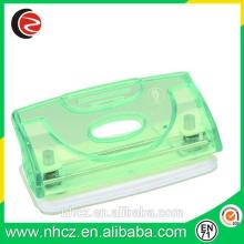 Transparent Green Stationery Hole Paper Punch