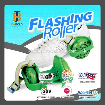 heel wheels, heel skate, roller skate flashing hot sales in europe market