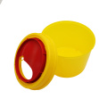 Contenedor de basura afilado amarillo de 5L 10L desechable