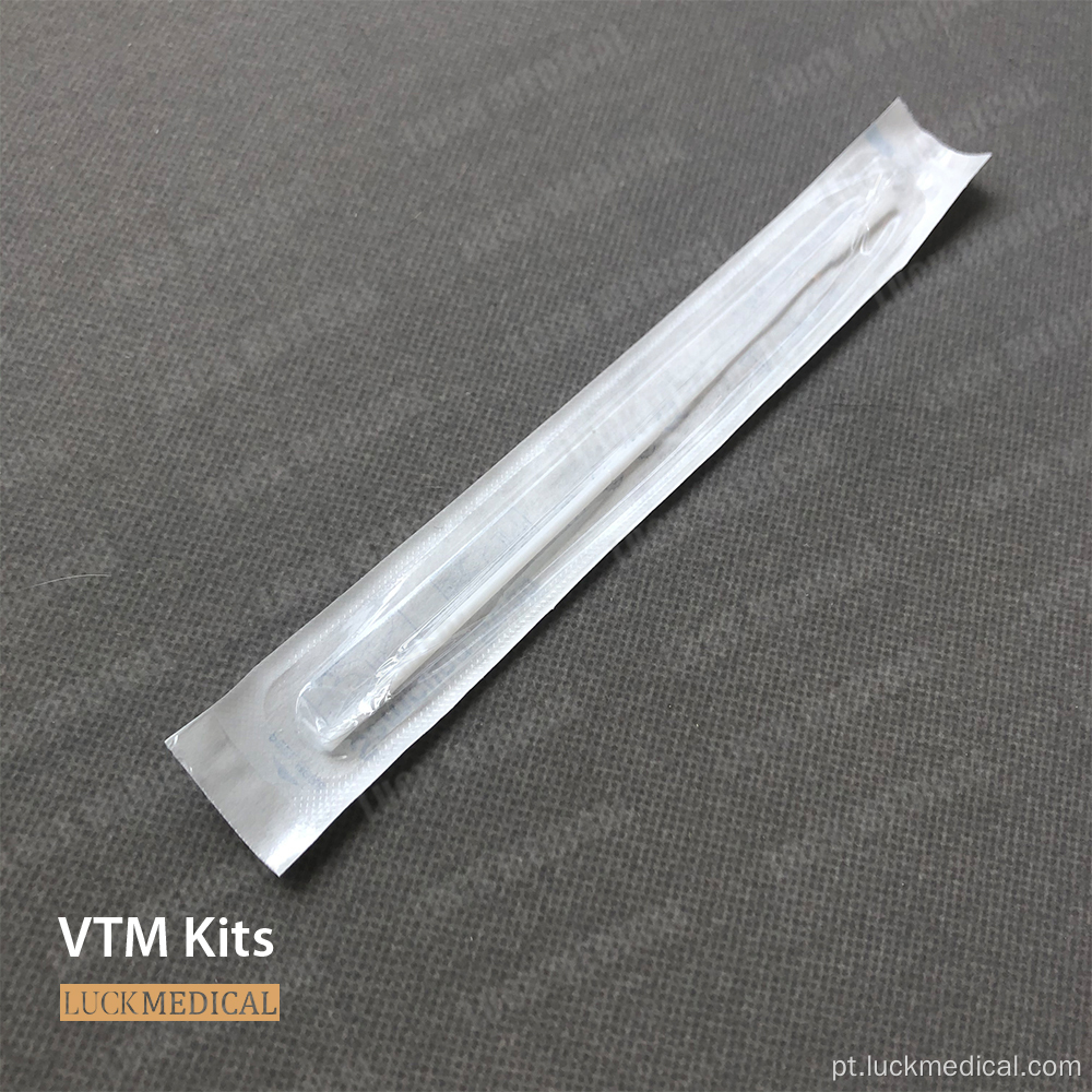 Tubo VTM de 10 ml com kit de swab fda