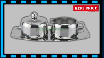 Stainless steel sugar milk pot