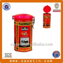 2016 Food grade round Embossed chocolate tins wholesale