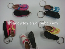 custom design slipper keychain