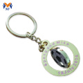 Custom design soft enamel sport metal keychain