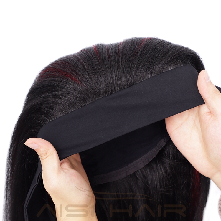 613 10a Best Quality Glueless Dropship Wholesale Price Curly Yaki Highlight Bug Synthetic Headband Wigs Brazillian For Women