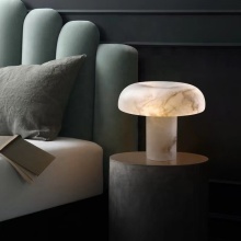 Minimalist Marble LED Table Lamp for Bedroom