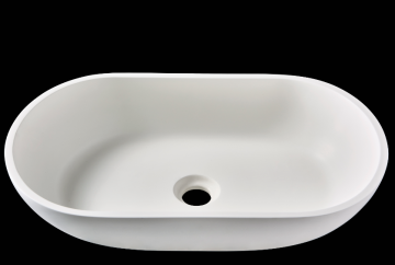 Pure resin and ATH countertop washbasin for bathroom