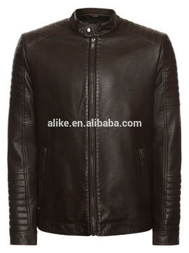 ALIKE leather look jacket men pu jacket