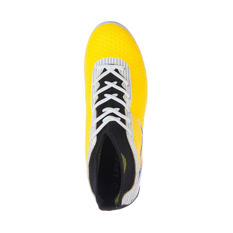 China Supplier Comfortable Outsole Training Yellow Custom Outdoor High Top Football Shoes Soccer Boots