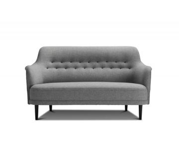 Velvet Fabric American Style Fabric 2 seats Sofa